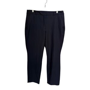 White House Black Market WHBM Womens Elle Slim Ankle Career Dress‎ Pants Size 14